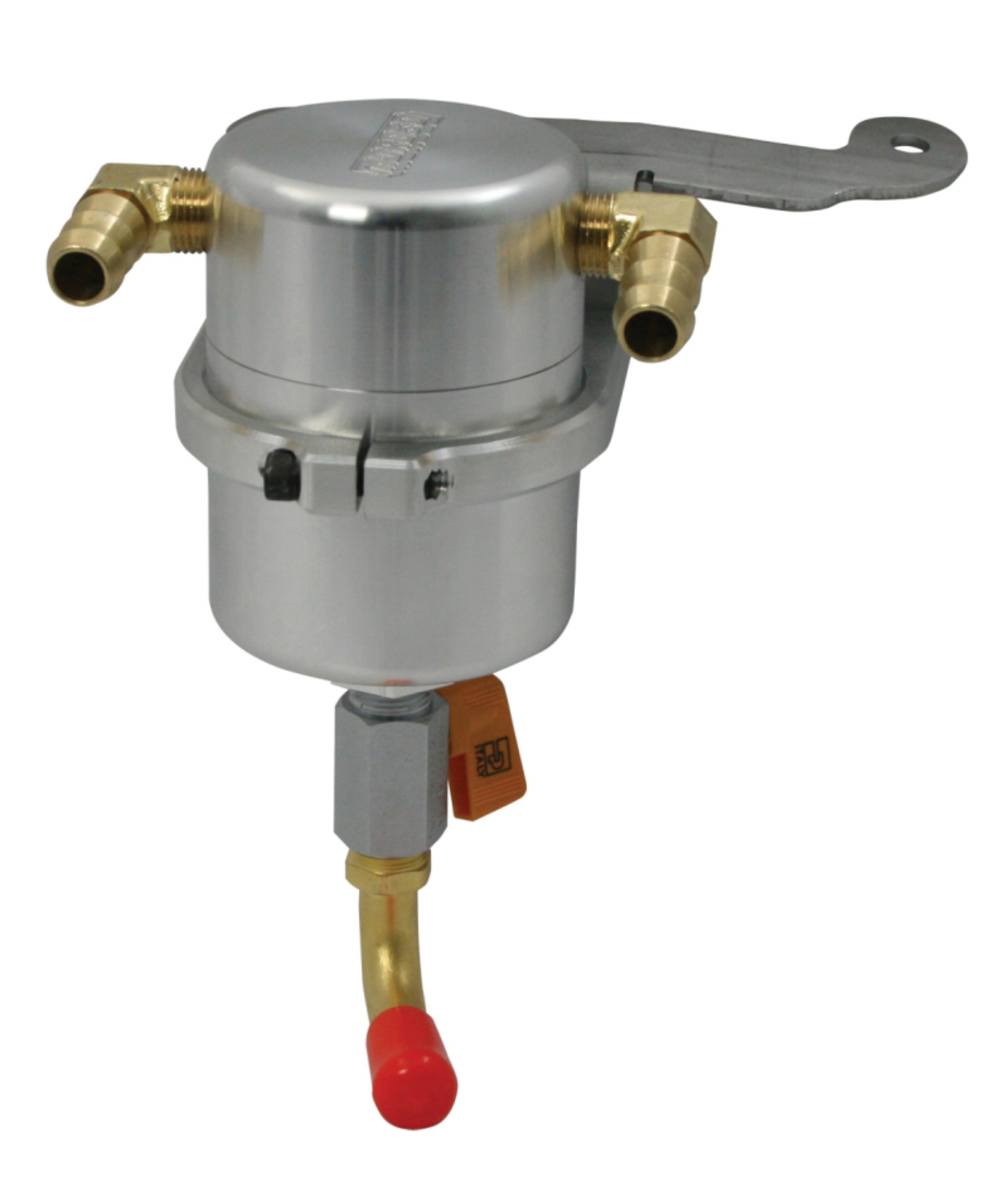 Picture of Moroso 11-14 Ford Mustang V6 Air-Oil Separator Catch Can - Billet Aluminum