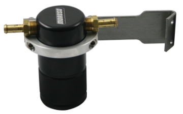 Picture of Moroso 08-14 Cadillac CTS-V Air-Oil Separator Catch Can - Small Body - Billet Aluminum -Black Finish