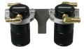 Picture of Moroso 08-14 Subaru STi w-Front Mount Intercooler Air-Oil Separator Catch Can - Billet Alum -Black