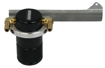 Picture of Moroso 13-18 Ford Focus ST Air-Oil Separator Catch Can - Small Body - Billet Aluminum - Black Finish