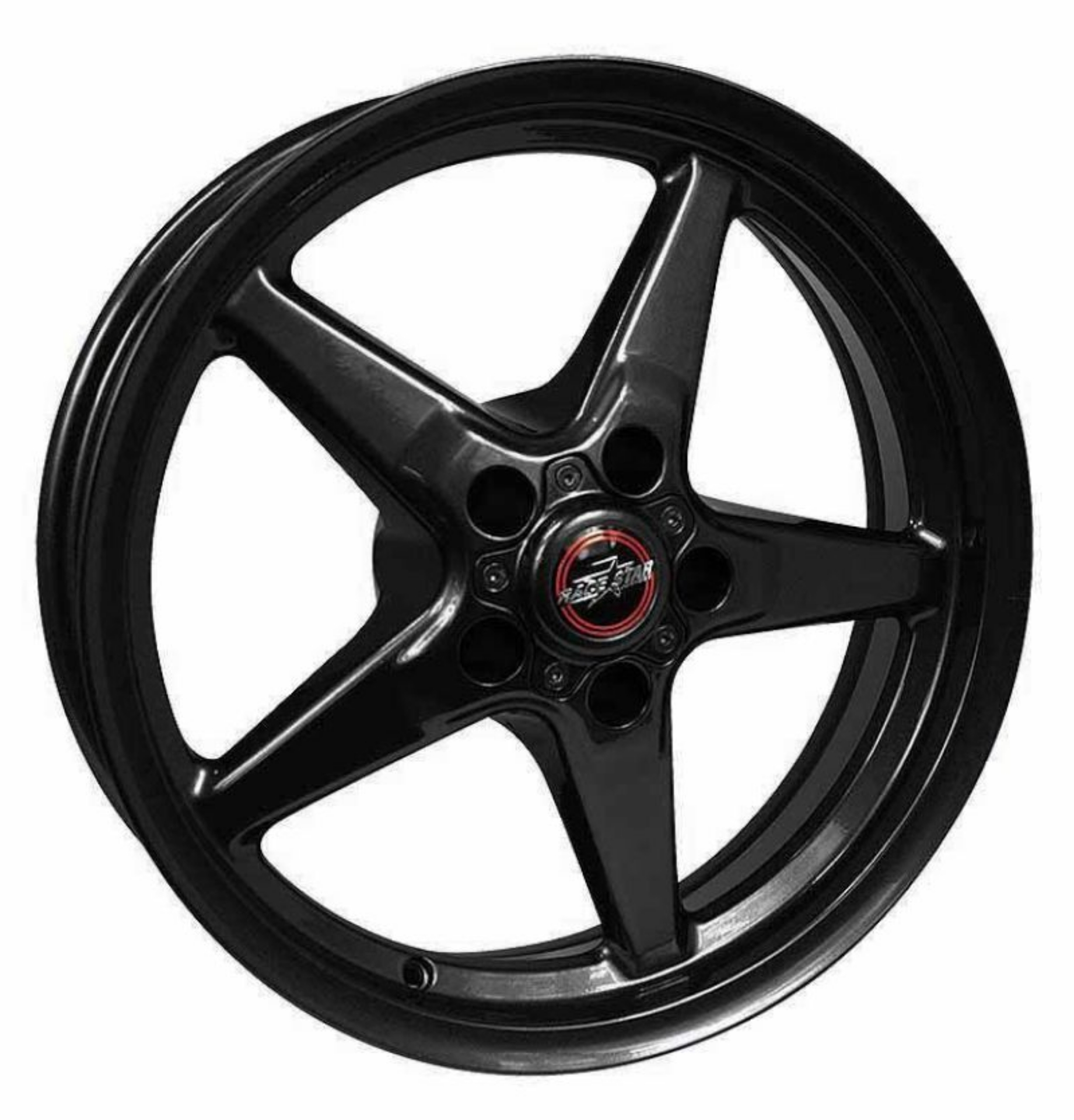 Picture of Race Star 92 Drag Star 17x4-50 5x4-75bc 2-25bs Direct Drill Gloss Black Wheel