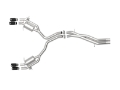 Picture of aFe 18-20 Audi RS5 Coupe MACH Force-Xp 3in to 2-5in 304 SS Axle-Back Exhaust System Quad Black Tip