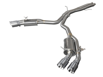 Picture of aFe 18-20 Audi RS5 Coupe MACH Force-Xp 3in to 2-5in 304 SS Axle-Back Exhaust System-Quad Polish Tips