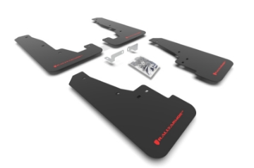 Picture of Rally Armor 16-25 Dodge Durango GT-Hellcat-RT-SRT 392-SXT Black UR Mud Flap Red Logo