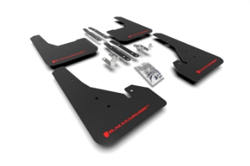 Picture of Rally Armor 18-25 Toyota Corolla Hatchback Black UR Mud Flap Red Logo