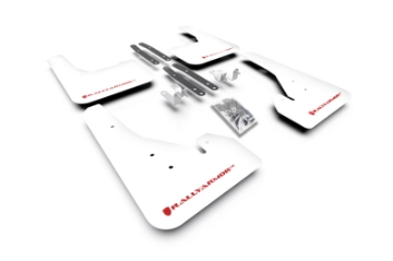 Picture of Rally Armor 18-25 Toyota Corolla Hatchback White UR Mud Flap Red Logo