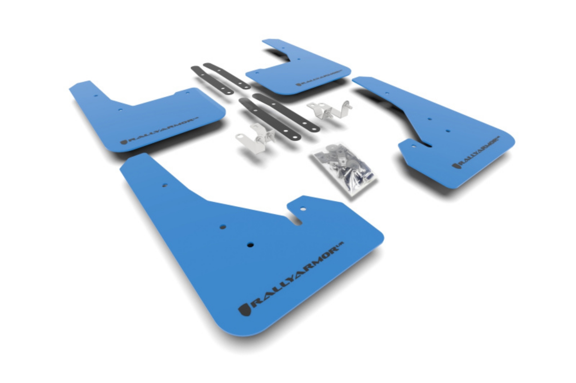 Picture of Rally Armor 18-25 Toyota Corolla Hatchback Blue UR Mud Flap Black Logo