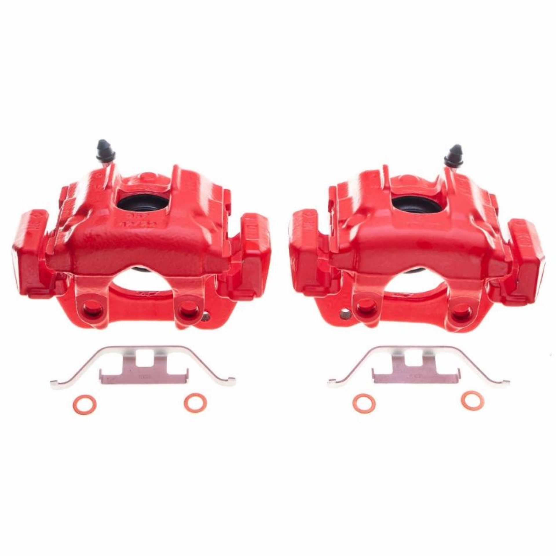 Picture of Power Stop 04-10 BMW X3 Rear Red Calipers - Pair