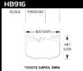 Picture of Hawk 2020 Toyota Supra - 19-20 BMW Z4 DTC-60 Front Brake Pads