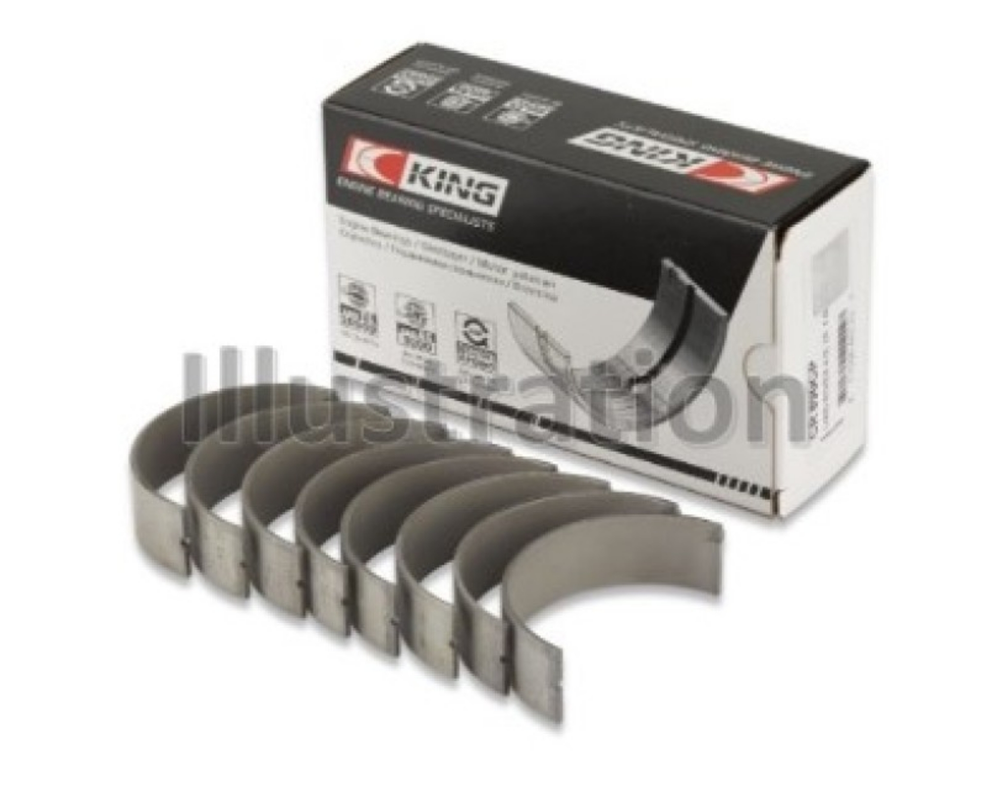 Picture of King Engine Bearings Audi BYT-CDNC-CCZD-CPSA Connecting Rod Bearing Set