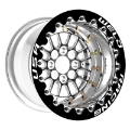 Picture of Weld Tuner Import 15x7 - 4x100mm BP - 5in- BS Black CTR Black Single Beadlock MT