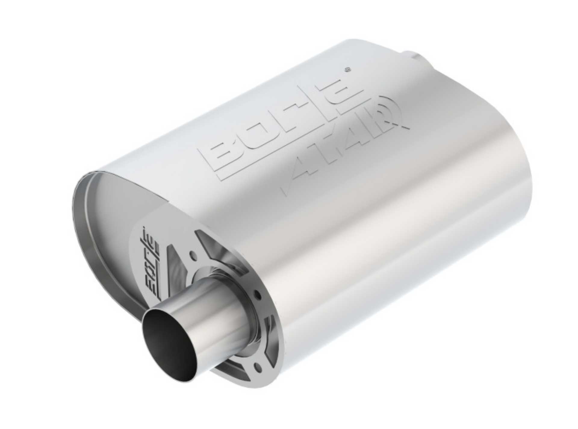 Picture of Borla Crate Muffler Ford 5-0L Coyote ATAK Inside Diameter 2-5in Offset-outlet