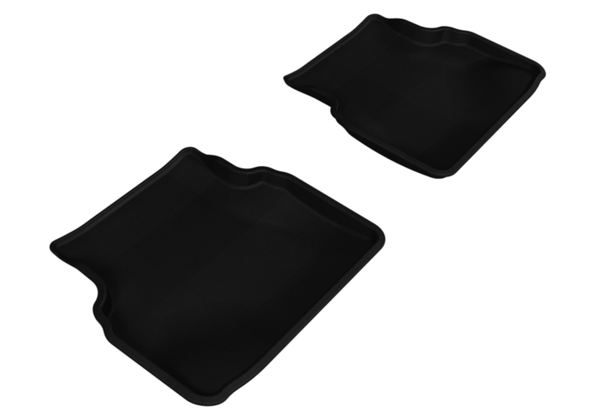 Picture of 3D MAXpider 2002-2007 Subaru Impreza Kagu 2nd Row Floormats - Black