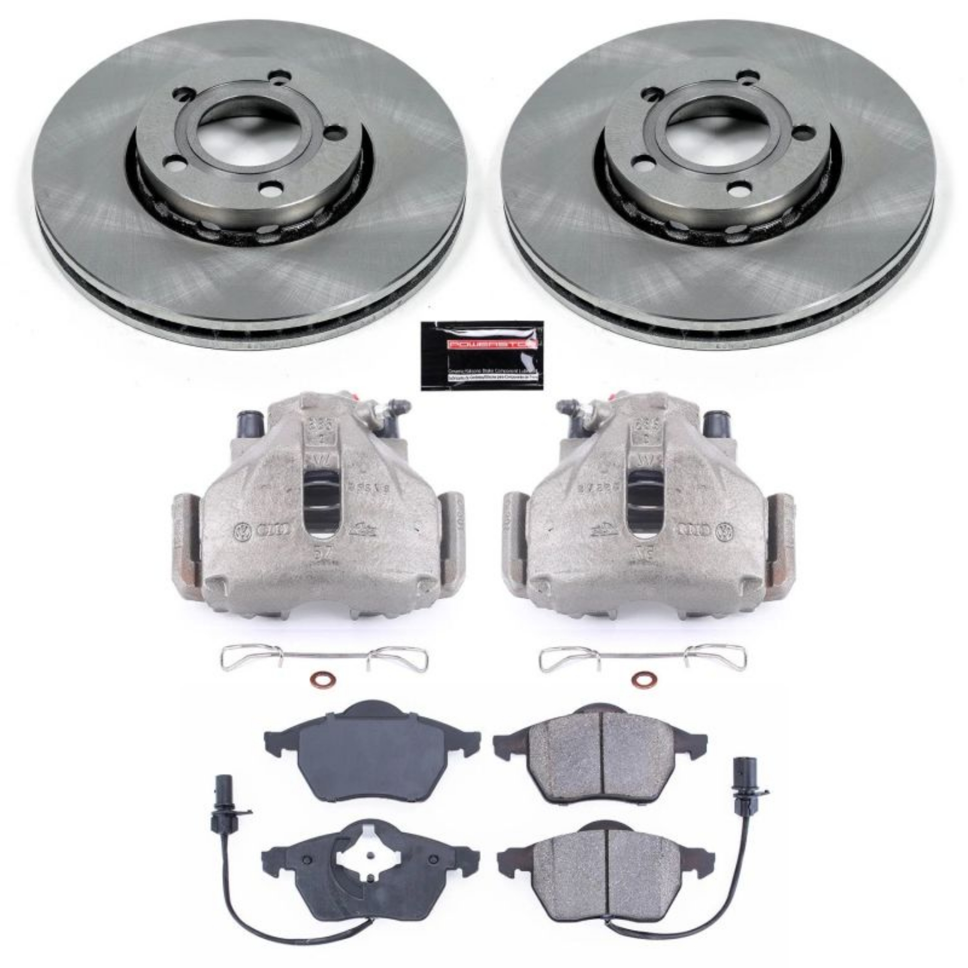 Picture of Power Stop 99-04 Audi A4 Front Autospecialty Brake Kit w-Calipers