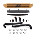 Picture of Mishimoto 2014-2016 Ford Fiesta ST 1-6L Front Mount Intercooler Gold Kit w- Pipes Black