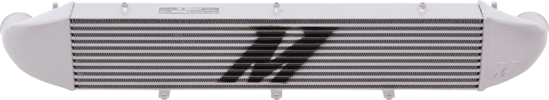 Picture of Mishimoto 2014-2016 Ford Fiesta ST 1-6L Front Mount Intercooler Silver Kit w- Pipes Black