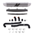 Picture of Mishimoto 2014-2016 Ford Fiesta ST 1-6L Front Mount Intercooler Silver Kit w- Pipes Black