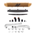 Picture of Mishimoto 2014-2016 Ford Fiesta ST 1-6L Front Mount Intercooler Gold Kit w- Pipes Silver