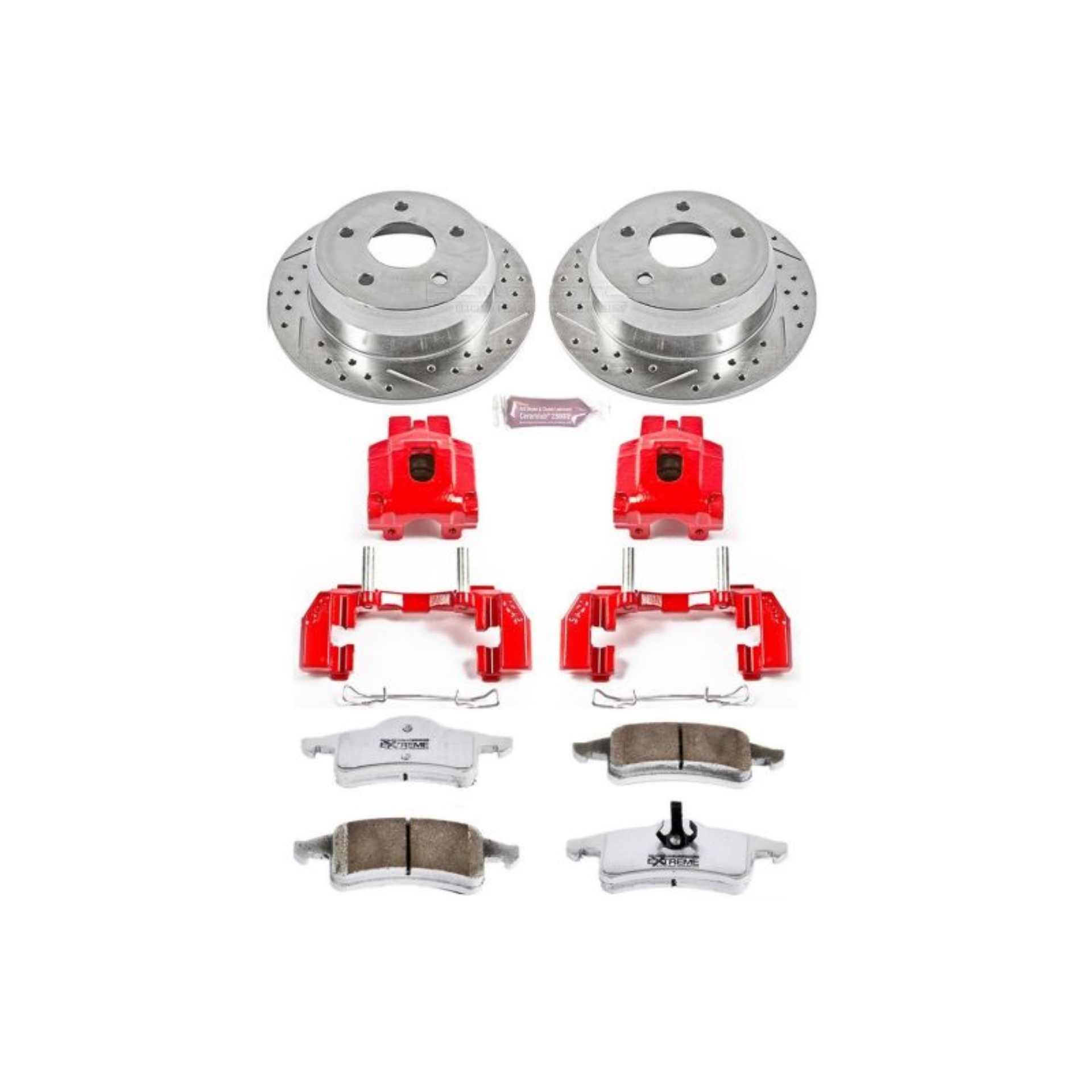 Picture of Power Stop 99-04 Jeep Grand Cherokee Rear Z26 Street Warrior Brake Kit w-Calipers