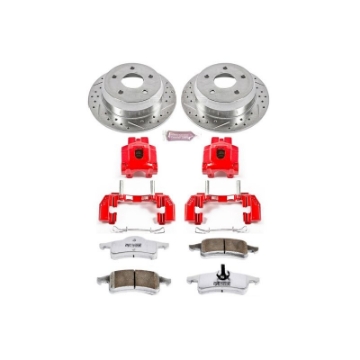 Picture of Power Stop 99-04 Jeep Grand Cherokee Rear Z26 Street Warrior Brake Kit w-Calipers