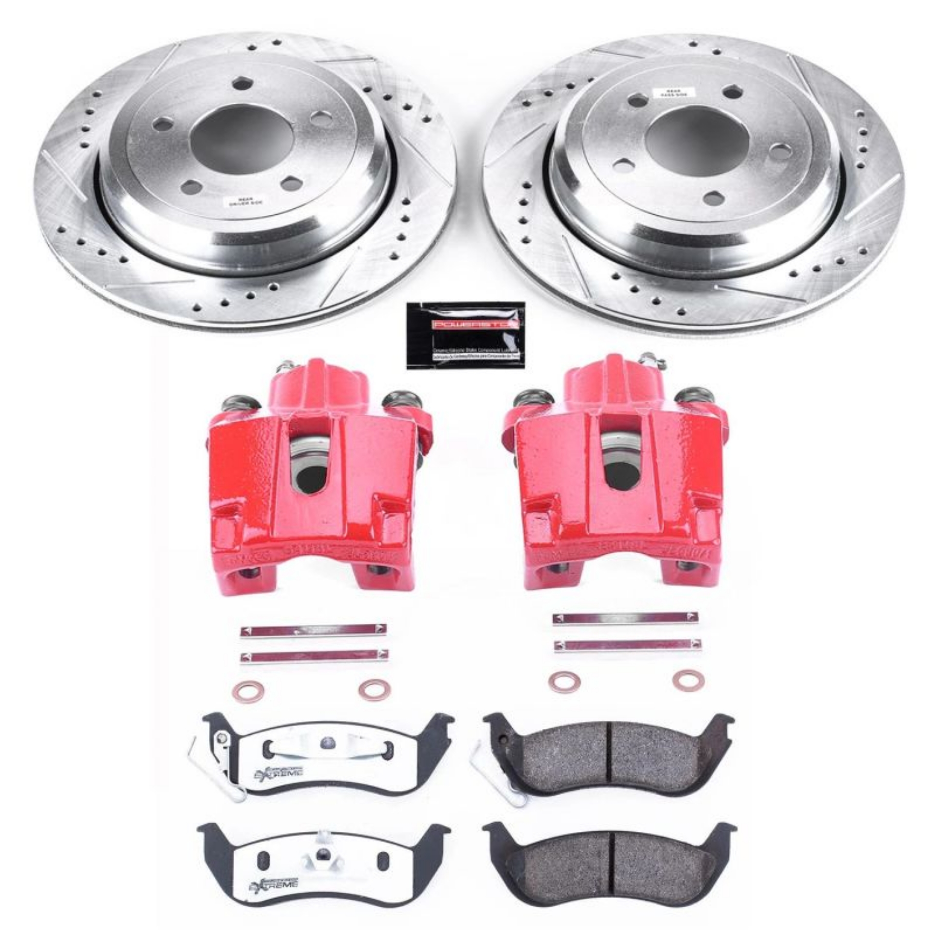 Picture of Power Stop 03-11 Ford Crown Victoria Rear Z26 Street Warrior Brake Kit w-Calipers
