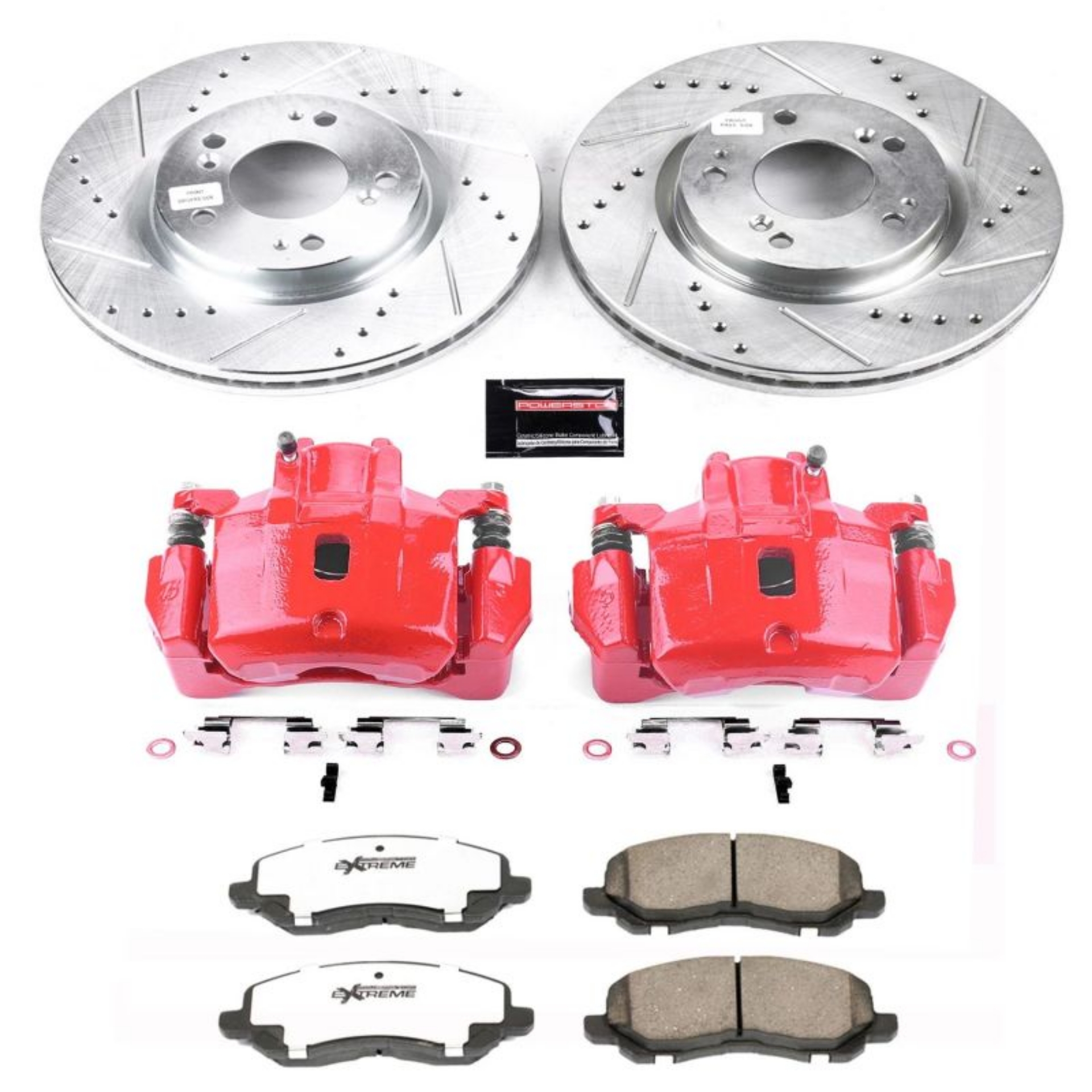 Picture of Power Stop 06-12 Mitsubishi Eclipse Front Z26 Street Warrior Brake Kit w-Calipers