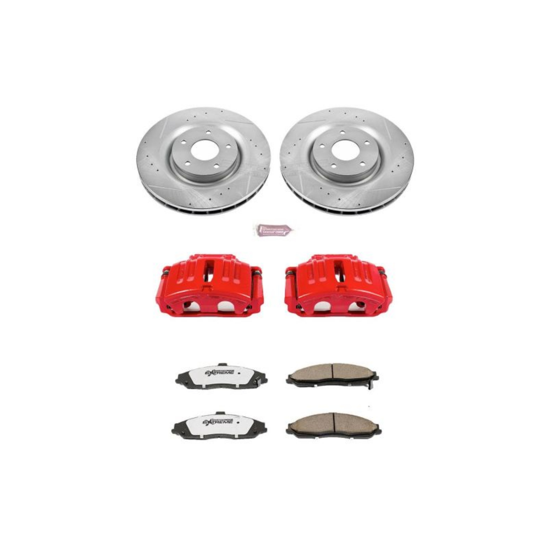 Picture of Power Stop 05-13 Chevrolet Corvette Front Z26 Street Warrior Brake Kit w-Calipers