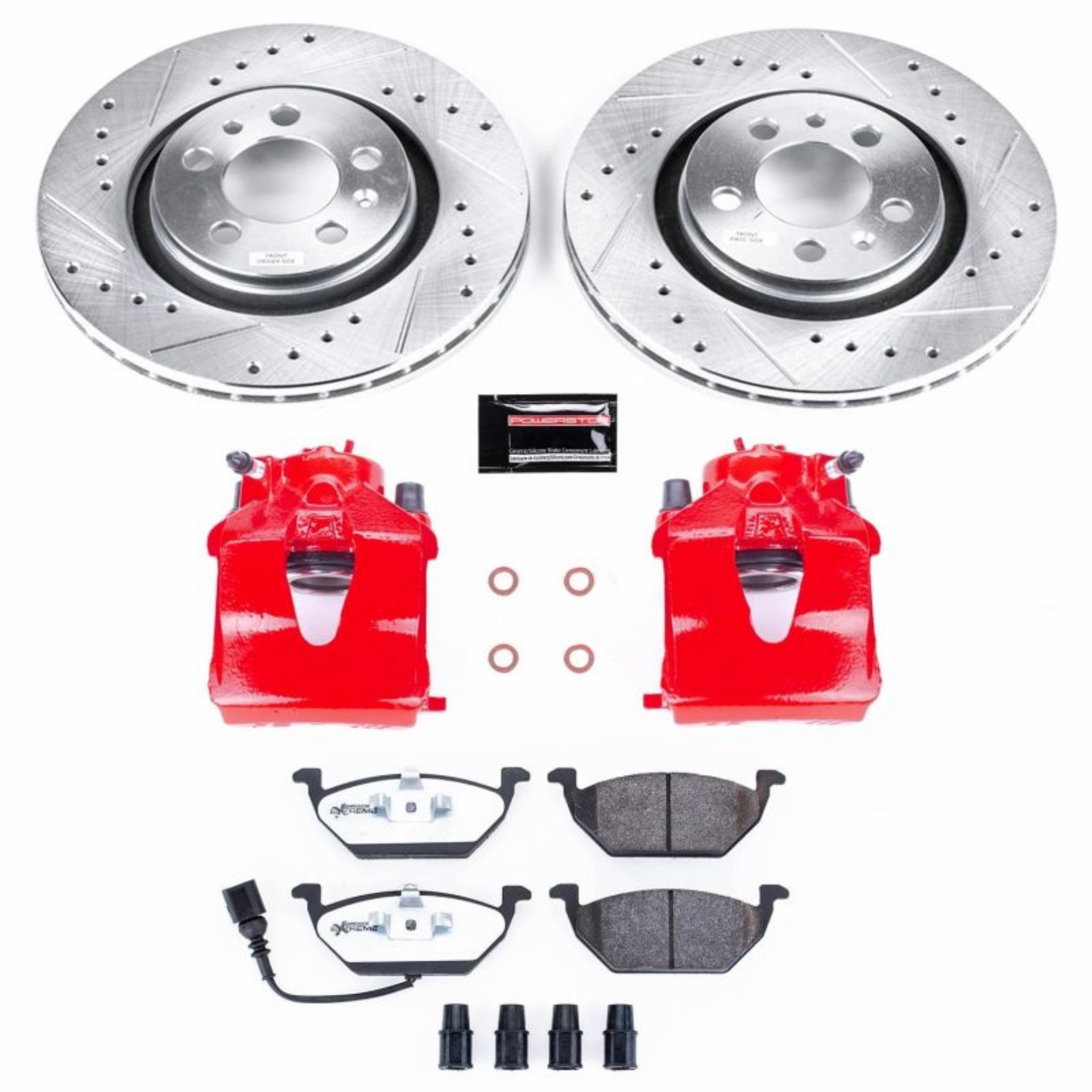 Picture of Power Stop 06-99 Volkswagen Beetle Front Z26 Street Warrior Brake Kit w-Calipers