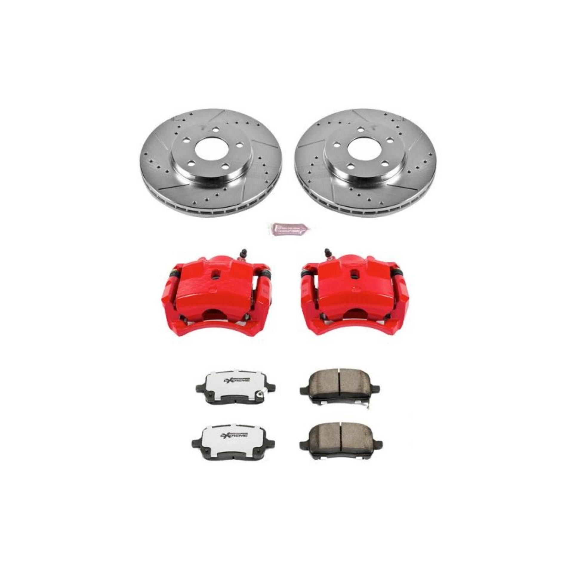 Picture of Power Stop 04-08 Chevrolet Malibu Front Z26 Street Warrior Brake Kit w-Calipers
