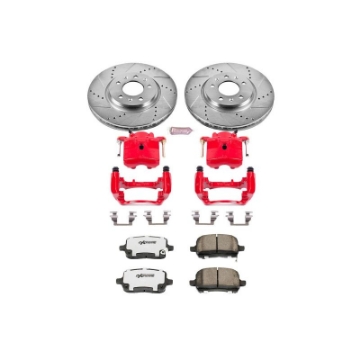 Picture of Power Stop 06-09 Pontiac Solstice Front Z26 Street Warrior Brake Kit w-Calipers