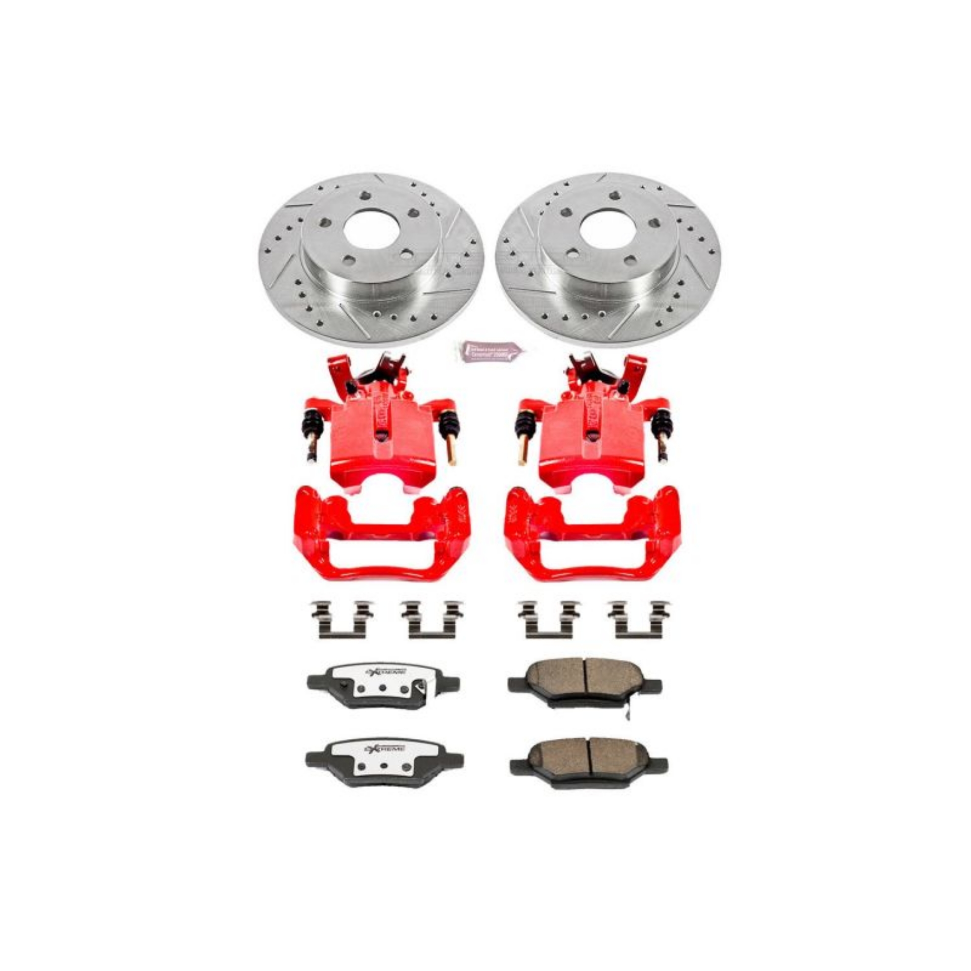 Picture of Power Stop 05-07 Chevrolet Cobalt Rear Z26 Street Warrior Brake Kit w-Calipers