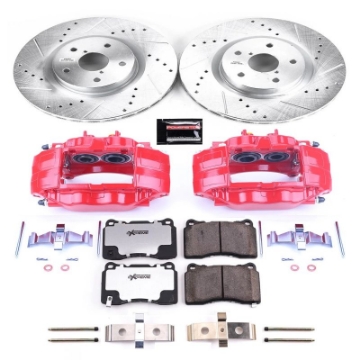 Picture of Power Stop 05-14 Subaru Impreza Front Z26 Street Warrior Brake Kit w-Calipers