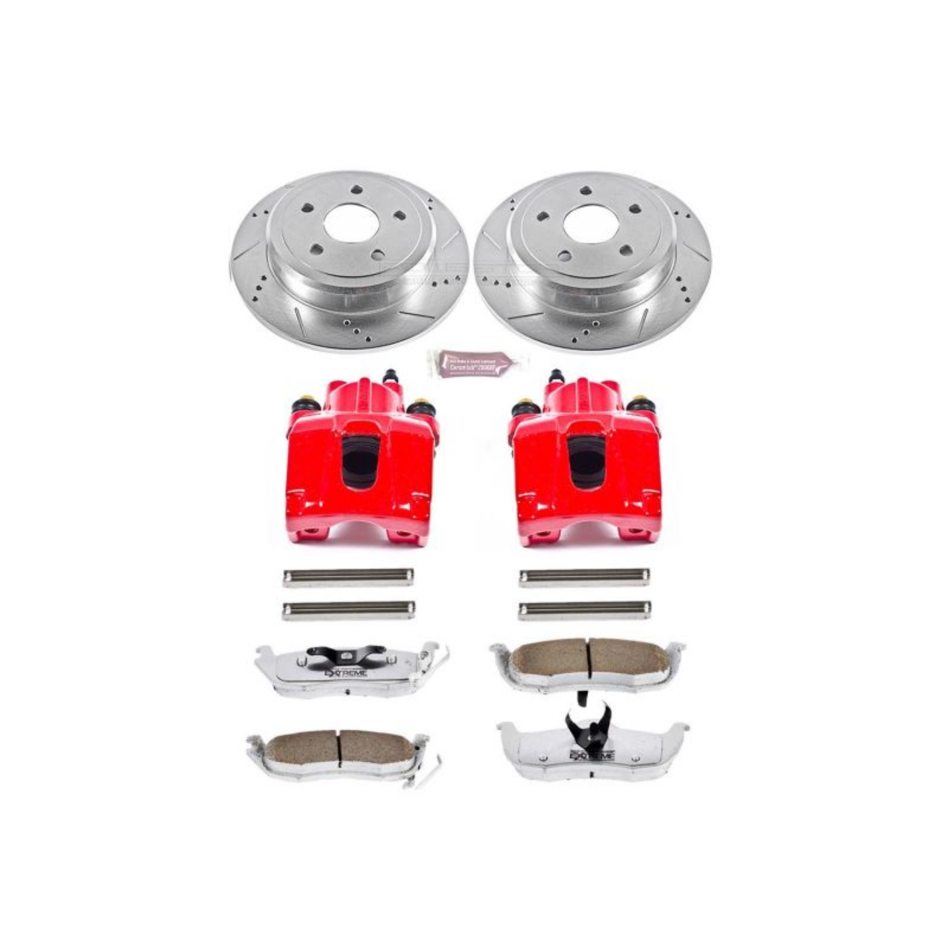 Picture of Power Stop 06-10 Jeep Commander Rear Z26 Street Warrior Brake Kit w-Calipers