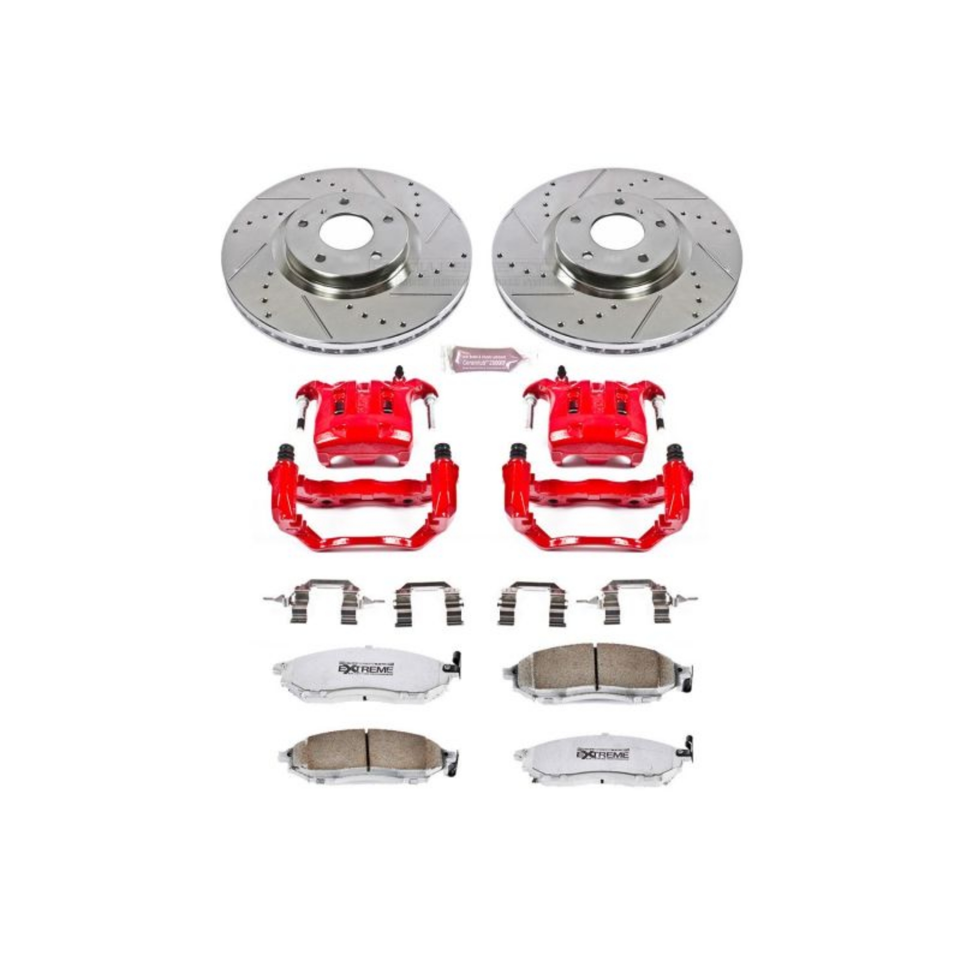 Picture of Power Stop 03-04 Infiniti M45 Front Z26 Street Warrior Brake Kit w-Calipers