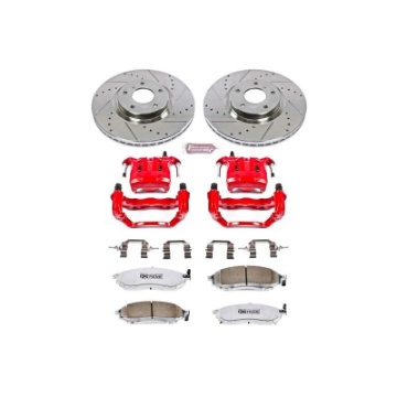 Picture of Power Stop 03-04 Infiniti M45 Front Z26 Street Warrior Brake Kit w-Calipers