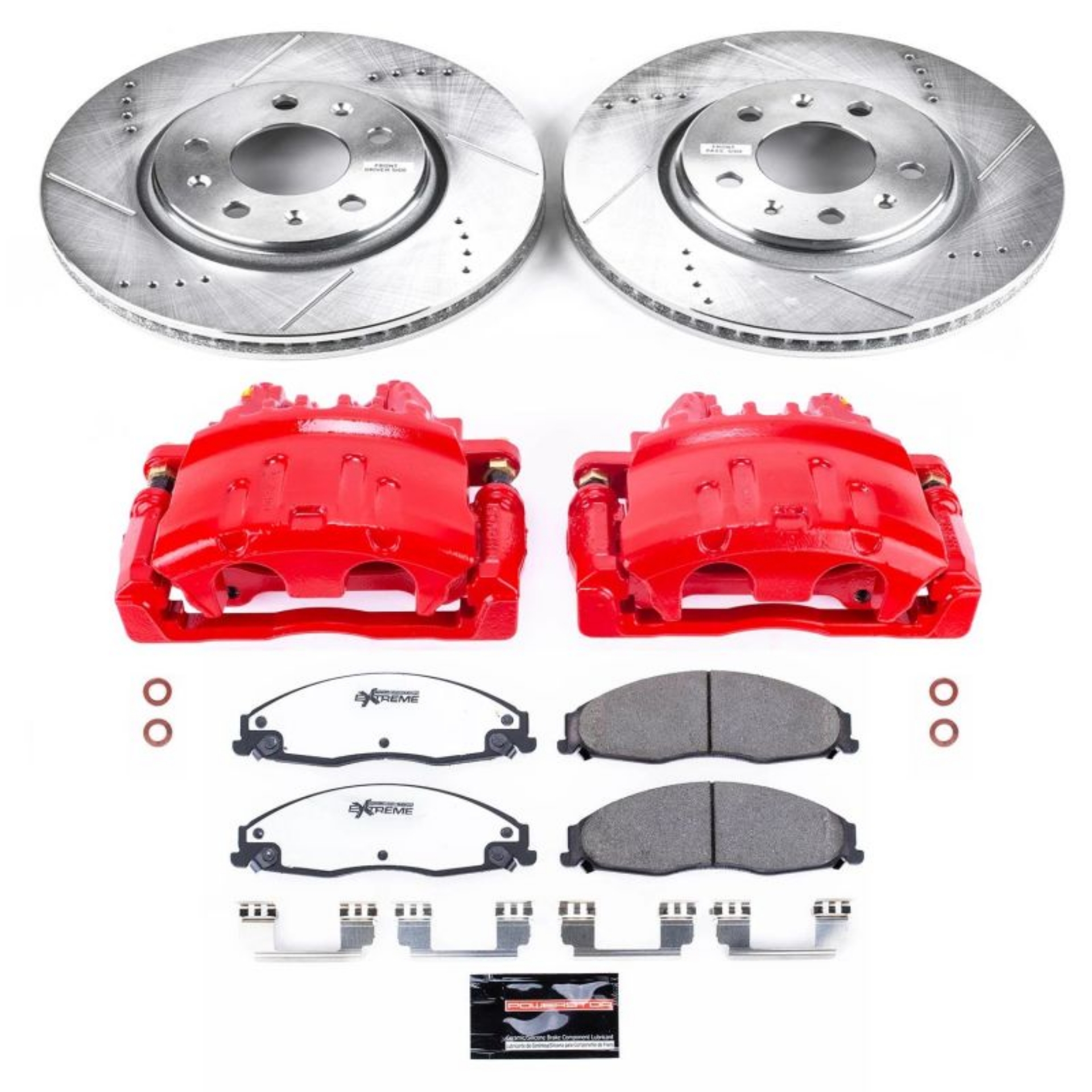 Picture of Power Stop 03-05 Cadillac CTS Front Z26 Street Warrior Brake Kit w-Calipers