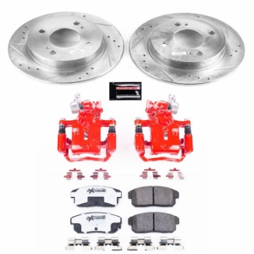 Picture of Power Stop 02-06 Nissan Sentra Rear Z26 Street Warrior Brake Kit w-Calipers