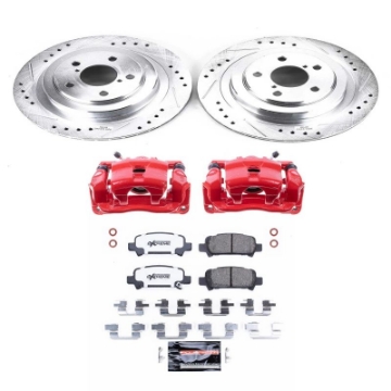 Picture of Power Stop 05-09 Subaru Legacy Rear Z26 Street Warrior Brake Kit w-Calipers