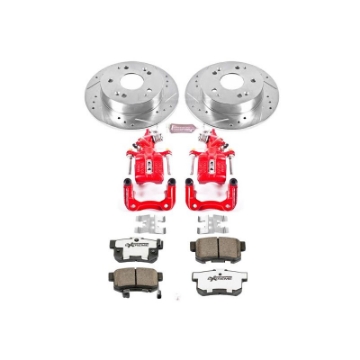 Picture of Power Stop 98-02 Honda Accord Rear Z26 Street Warrior Brake Kit w-Calipers