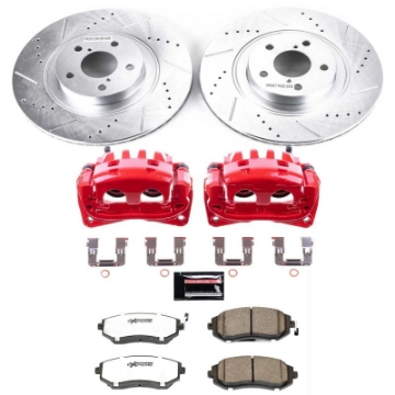 Picture of Power Stop 04-06 Subaru Baja Front Z26 Street Warrior Brake Kit w-Calipers