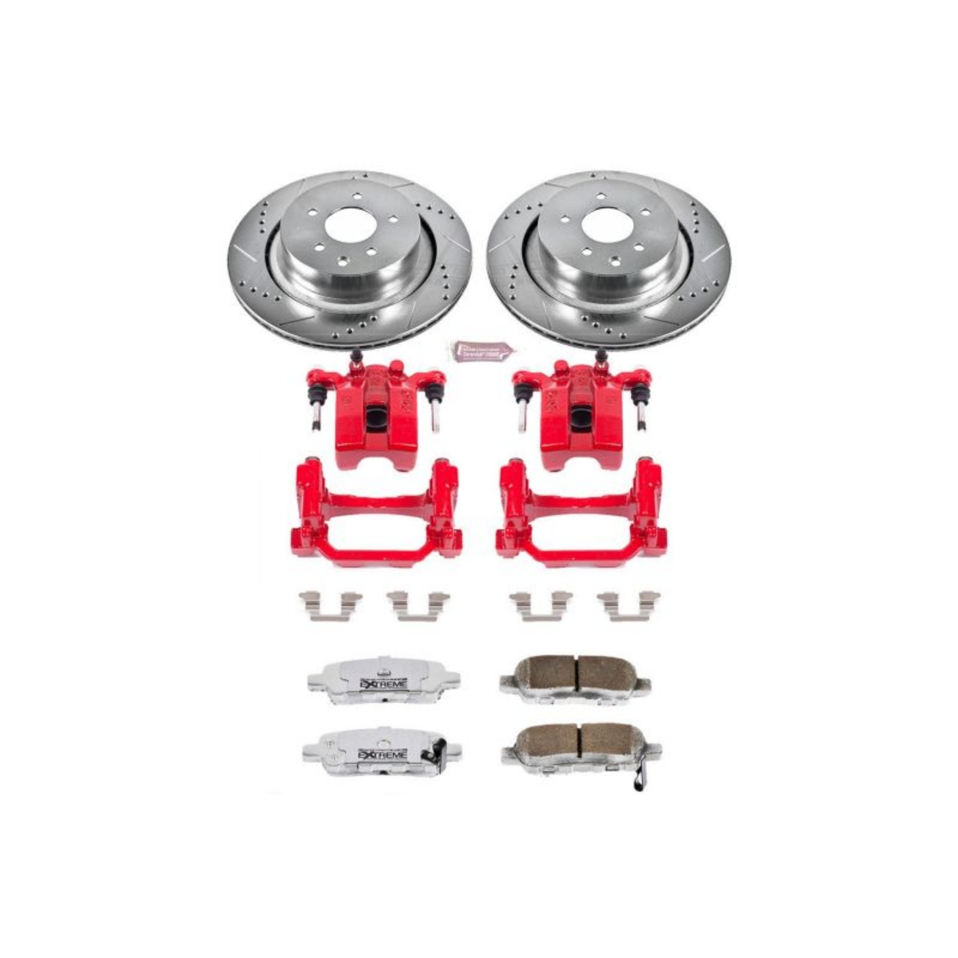 Picture of Power Stop 07-08 Infiniti G35 Rear Z26 Street Warrior Brake Kit w-Calipers