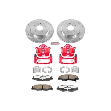 Picture of Power Stop 04-09 Cadillac XLR Rear Z26 Street Warrior Brake Kit w-Calipers