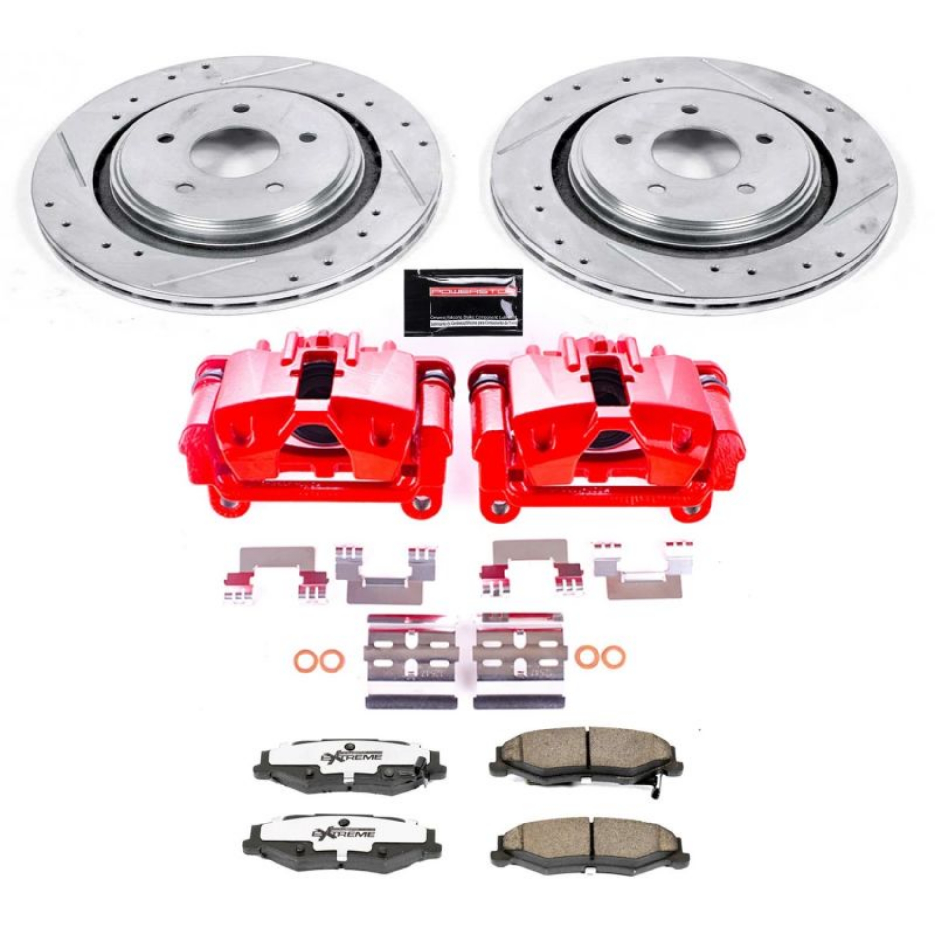 Picture of Power Stop 06-09 Cadillac XLR Rear Z26 Street Warrior Brake Kit w-Calipers