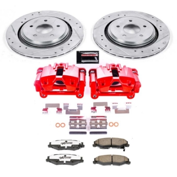 Picture of Power Stop 06-09 Cadillac XLR Rear Z26 Street Warrior Brake Kit w-Calipers