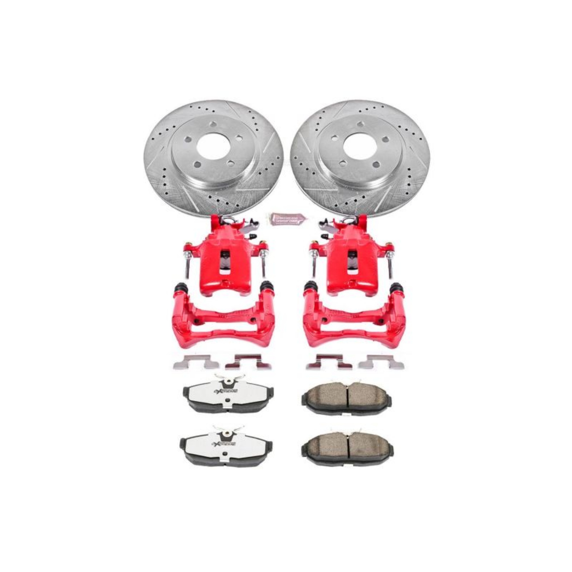 Picture of Power Stop 05-11 Ford Mustang Rear Z26 Street Warrior Brake Kit w-Calipers