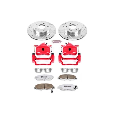 Picture of Power Stop 06-11 Honda Civic Front Z26 Street Warrior Brake Kit w-Calipers