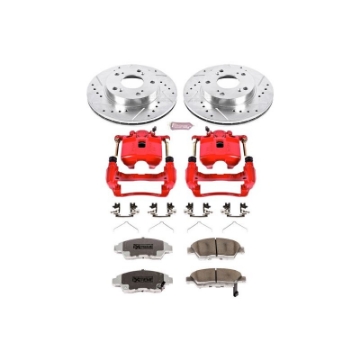 Picture of Power Stop 06-11 Honda Civic Front Z26 Street Warrior Brake Kit w-Calipers