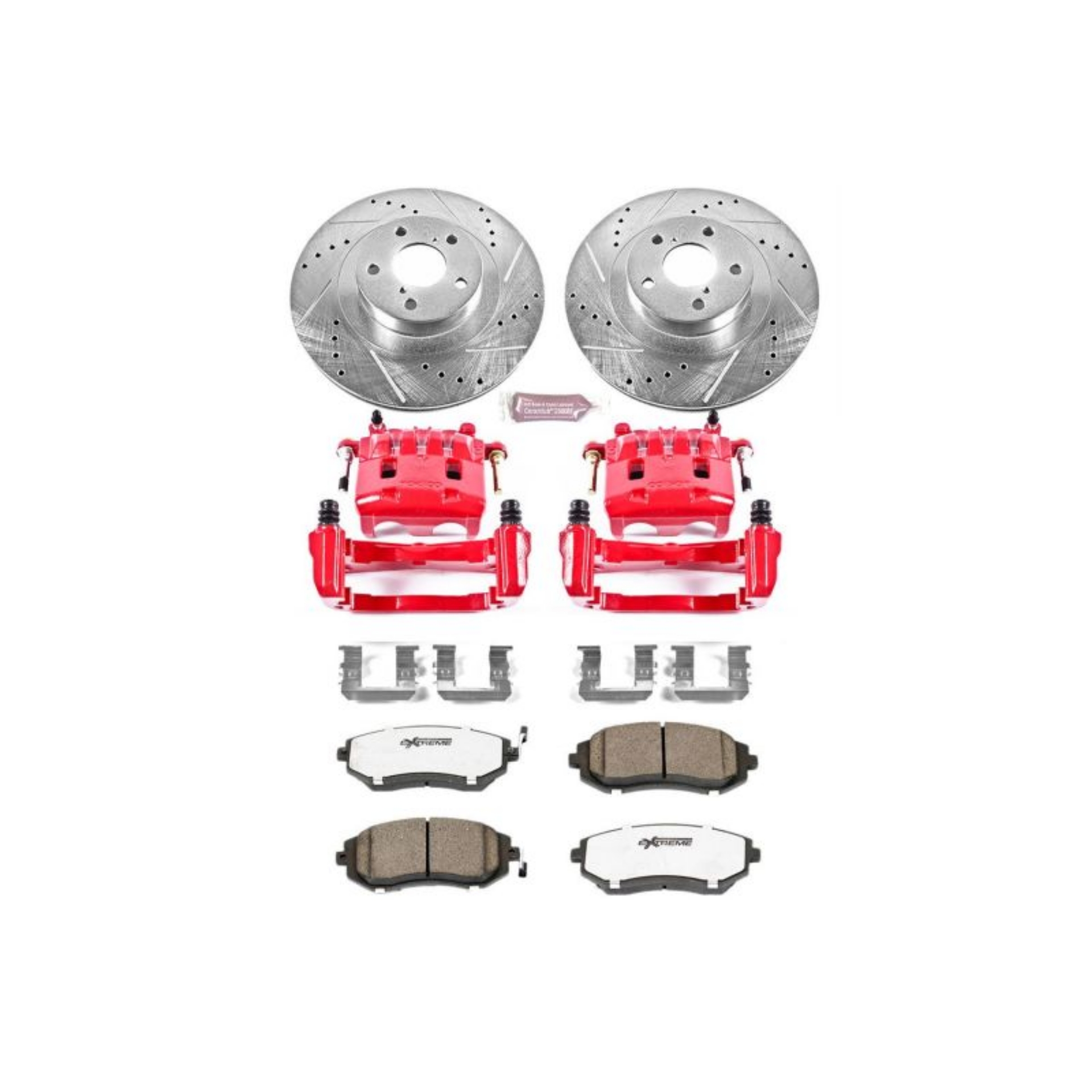 Picture of Power Stop 05-06 Saab 9-2X Front Z26 Street Warrior Brake Kit w-Calipers