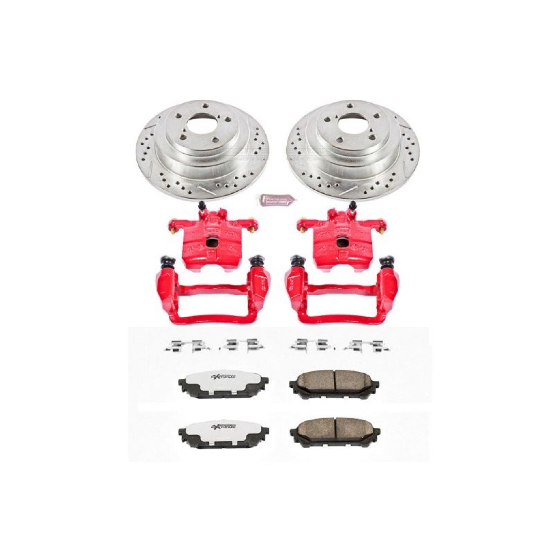 Picture of Power Stop 05-06 Saab 9-2X Rear Z26 Street Warrior Brake Kit w-Calipers