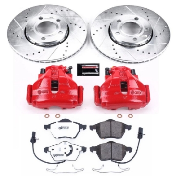 Picture of Power Stop 99-01 Audi A4 Front Z26 Street Warrior Brake Kit w-Calipers